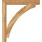 Ekena Millwork Thorton Block Rough Sawn Bracket w/ Offset Brace, Western Red Cedar, 6"W x 36"D x 40"H BKT0604X36X40THR05RWR - alternate 3